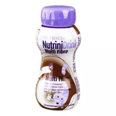 NUTRINIDRINK MultiFibre s príchuťou čokolády, 200 ml
