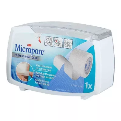 MICROPORE Netkaná náplasť 2,5 cmx5 w.Abr.1530NP-1SD, 1 ks MICROPORE Netkaná náplasť 2,5 cmx5 w.Abr.1530NP-1SD, 1 ks