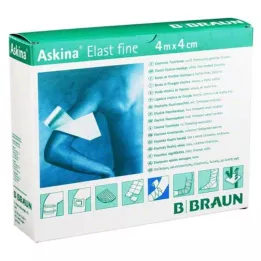 ASKINA Elast Fine obväz 4 cmx4 m voľný, 20 ks