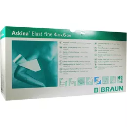 ASKINA Elast Fine bandáž 6 cmx4 m voľná, 100 ks