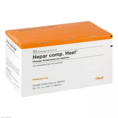 HEPAR COMP.Pätné ampulky, 50 ks