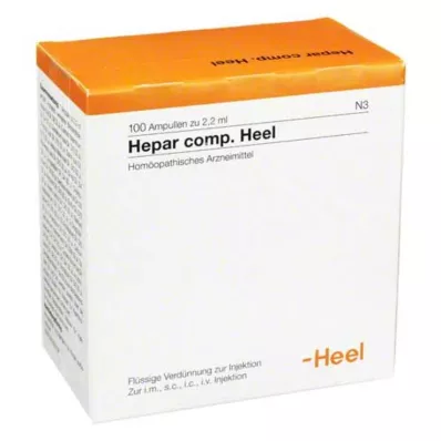 HEPAR COMP.Pätné ampulky, 100 ks