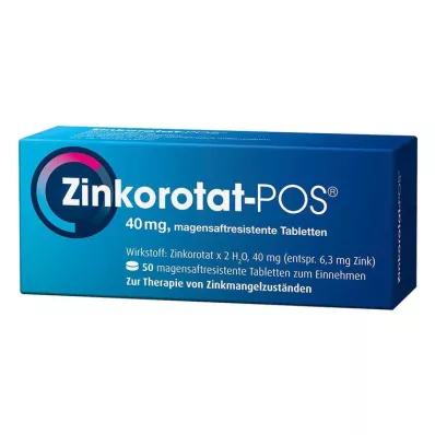 ZINKOROTAT POS enterálne obalené tablety, 50 ks ZINKOROTAT POS enterálne obalené tablety, 50 ks