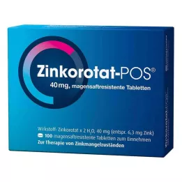 ZINKOROTAT POS enterálne obalené tablety, 100 ks