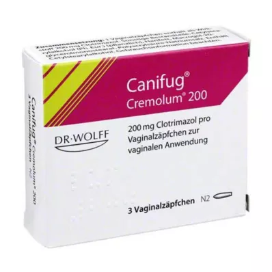 Canifug Cremolum 200 vaginálne čapíky, 3 ks Canifug Cremolum 200 vaginálne čapíky, 3 ks