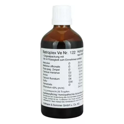 RETROPLEX VE Kvapky č. 122, 100 ml RETROPLEX VE Kvapky č. 122, 100 ml