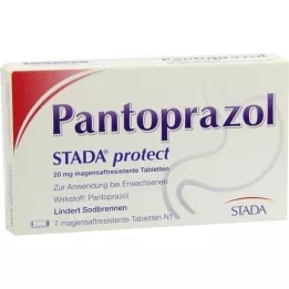 PANTOPRAZOL STADA chrániť 20 mg entericky obalené tablety, 7 ks