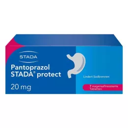 PANTOPRAZOL STADA chrániť 20 mg entericky obalené tablety, 7 ks