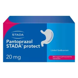 PANTOPRAZOL STADA chrániť 20 mg entericky obalené tablety, 14 ks