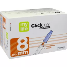 MYLIFE Ihly do pera Clickfine AutoProtect 8 mm 29 G, 100 ks