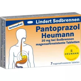 PANTOPRAZOL Heumann 20 mg na pálenie záhy msr. tablety, 7 ks