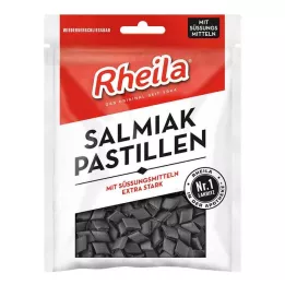 RHEILA Salmiak pastilky bez cukru, 90 g