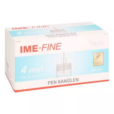 IME-jemná univerzálna kanyla 31 G 4 mm, 100 ks