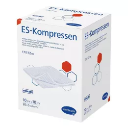 ES-KOMPRESSEN sterilné balenie 10x10 cm 12x, 20X5 ks