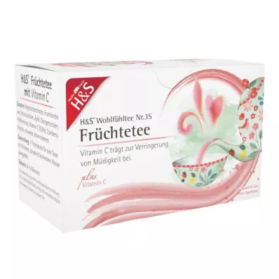 H&S Ovocie s vitamínom C filtračné vrecko, 20X2,7 g H&S Ovocie s vitamínom C filtračné vrecko, 20X2,7 g
