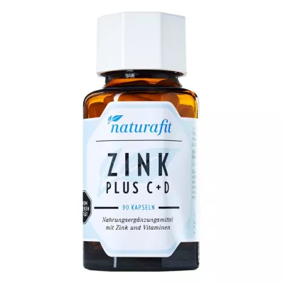 NATURAFIT Zinc Plus C+D Capsules, 90 kapsúl