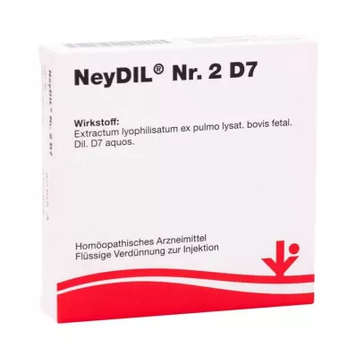 Neydil No.2 D 7 ampuliek, 5X2 ml Neydil No.2 D 7 ampuliek, 5X2 ml