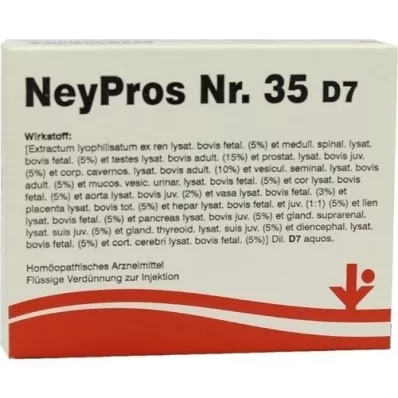 NEYPROS Č. 35 D 7 ampuliek, 5X2 ml