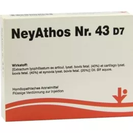 NEYATHOS Č. 43 D 7 ampuliek, 5X2 ml
