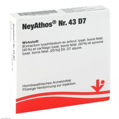 NEYATHOS Č. 43 D 7 ampuliek, 5X2 ml
