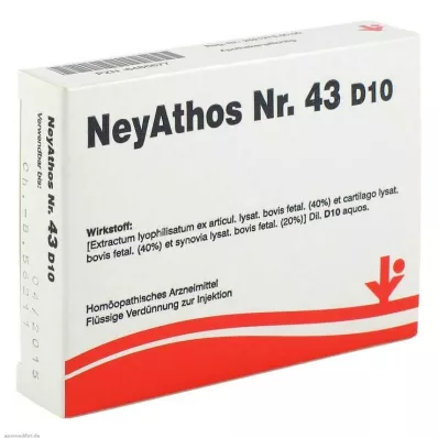 NEYATHOS č. 43 D 10 ampuliek, 5X2 ml