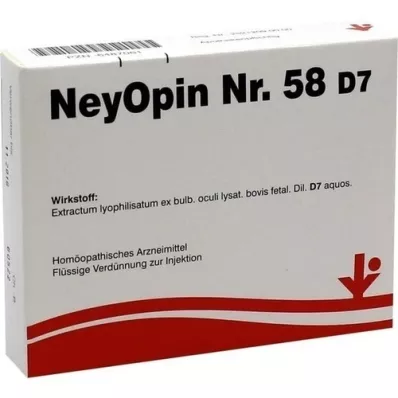 NEYOPIN č. 58 D 7 ampuliek, 5X2 ml