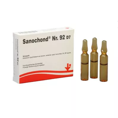 Sanochond č.92 D 7 ampuliek, 5X2 ml