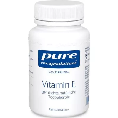 PURE ENCAPSULATIONS Kapsule vitamínu E, 90 ks