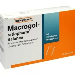 MACROGOL-ratiopharm Balance Plv.z.H.e.L.z.Einn., 10 ks