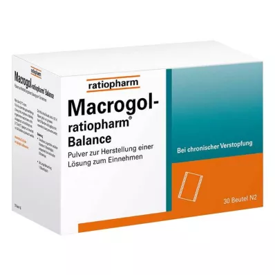 Macrogol ratiopharm Balance prášok na perorálne podávanie H.e. roztok, 30 ks Macrogol ratiopharm Balance prášok na perorálne podávanie H.e. roztok, 30 ks
