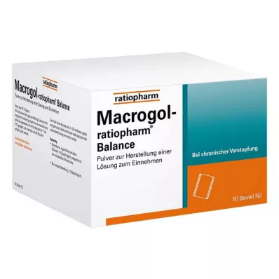 MACROGOL-ratiopharm Balance Plv.z.H.e.L.z.Einn., 50 St MACROGOL-ratiopharm Balance Plv.z.H.e.L.z.Einn., 50 St