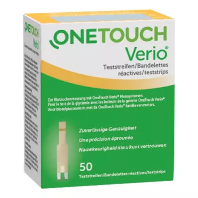 ONE TOUCH Verio testovacie prúžky, 50 ks