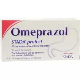 OMEPRAZOL STADA chrániť 20 mg entericky obalené tablety, 14 ks