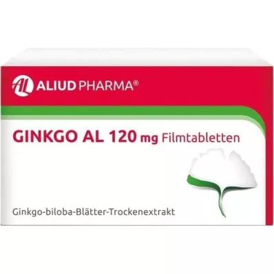 GINKGO AL 120 mg filmom obalené tablety, 120 kusov