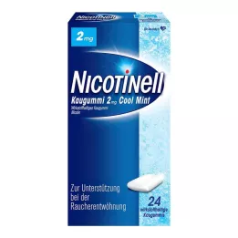 NICOTINELL Žuvačky Cool Mint 2 mg, 24 ks