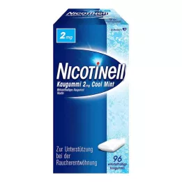 NICOTINELL Žuvačky Cool Mint 2 mg, 96 ks