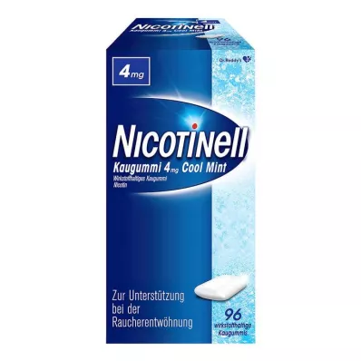 NICOTINELL Žuvačky Cool Mint 4 mg, 96 ks NICOTINELL Žuvačky Cool Mint 4 mg, 96 ks