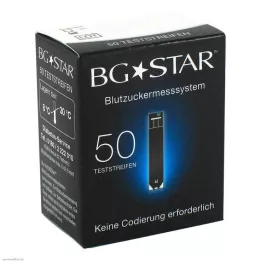 BGSTAR Testovacie prúžky, 50 ks