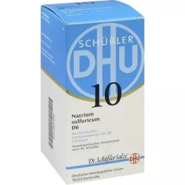 BIOCHEMIE DHU 10 tabliet Natrium sulphuricum D 6, 420 ks