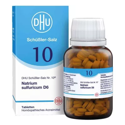 DHU Schüßlerova soľ č. 10 sodná soľ sulfuricum D6 tablety, 420 ks