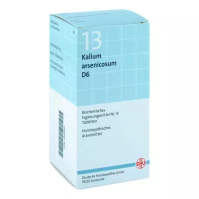 BIOCHEMIE DHU 13 Kalium arsenicosum D 6 tabliet, 420 ks