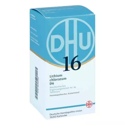 BIOCHEMIE DHU 16 tabliet Lithium chloratum D 6, 420 ks BIOCHEMIE DHU 16 tabliet Lithium chloratum D 6, 420 ks
