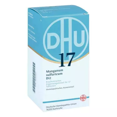 BIOCHEMIE DHU 17 Manganum sulfuricum D 12 tabliet, 420 ks