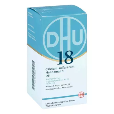 BIOCHEMIE DHU 18 Calcium sulphuratum D 6 tabliet, 420 kapsúl