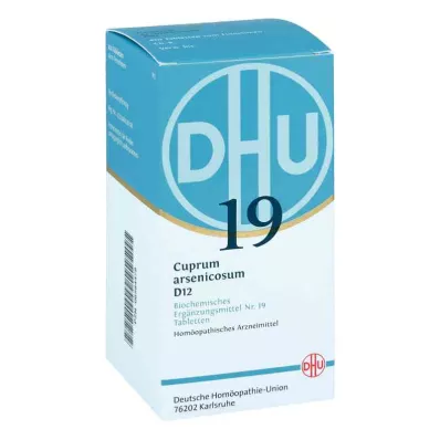 BIOCHEMIE DHU 19 Cuprum arsenicosum D 12 tabliet, 420 kapsúl