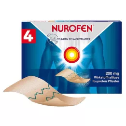 NUROFEN 24-hodinové náplasti proti bolesti 200 mg, 4 ks