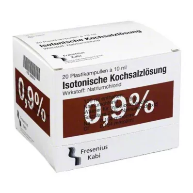 KOCHSALZLÖSUNG 0,9% injekčný roztok Pl.Fresenius, 20X10 ml