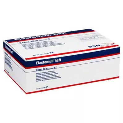 ELASTOMULL lepiaci fixačný obväz 8 cmx20 m, 6 ks