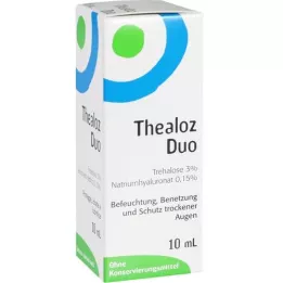 THEALOZ Duo očné kvapky, 10 ml
