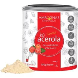 ACEROLA 100% čistý organický prírodný vitamín C v prášku, 100 g